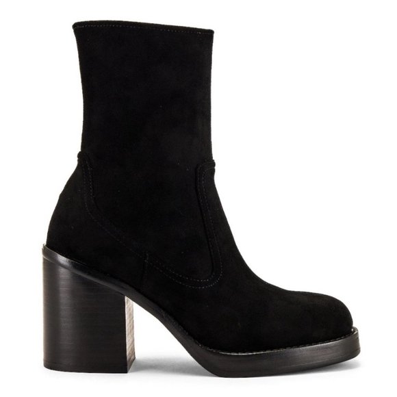 Jeffrey Campbell Maxen Black Suede Booties - Picture 2 of 9